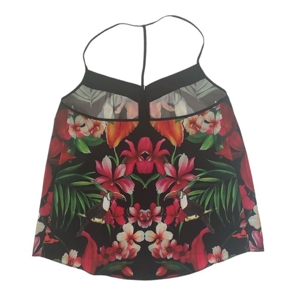 Ted Baker Tropical Toucan Tank Top Cami Medium - Picture 4 of 10